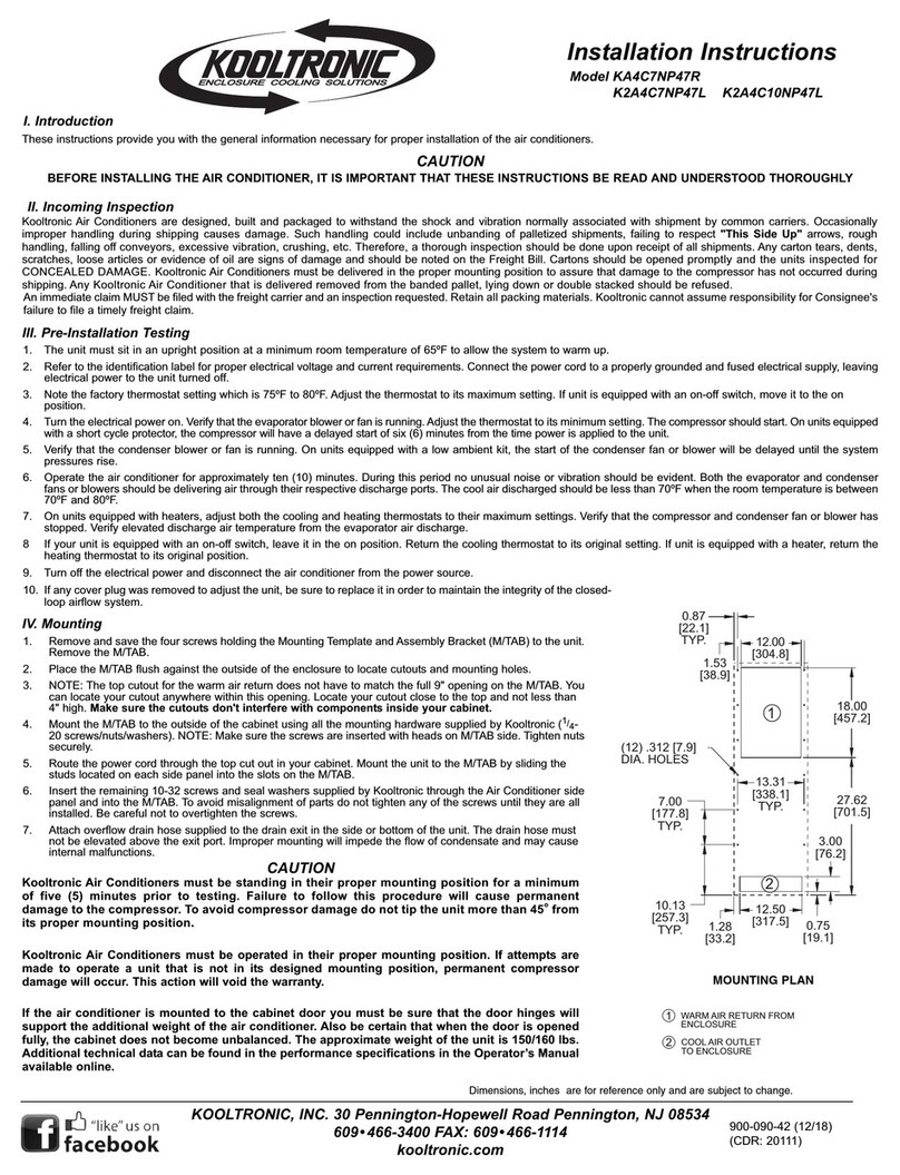 Kooltronic KA4C7NP47R User manual