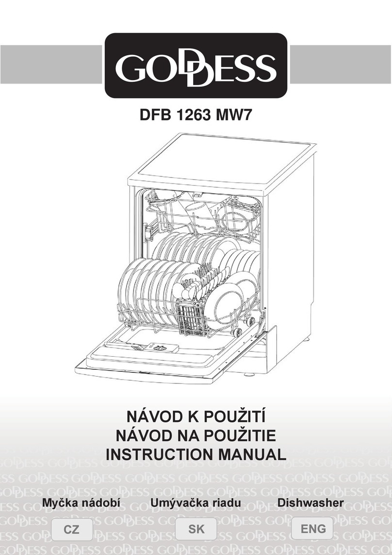 Goddess DFB 1263 MW7 instruction manual