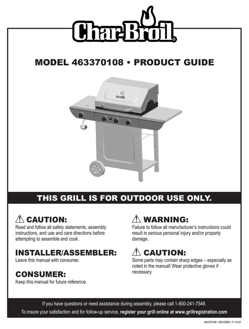Char-Broil 463370108 User manual