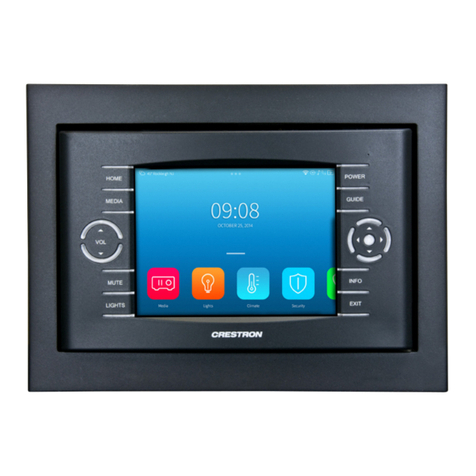 Crestron TST-602 Owner's manual