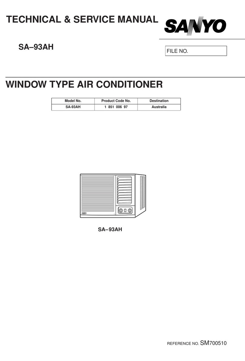 Sanyo SA-93AH Operating manual Sanyo SA-93AH Operating manual