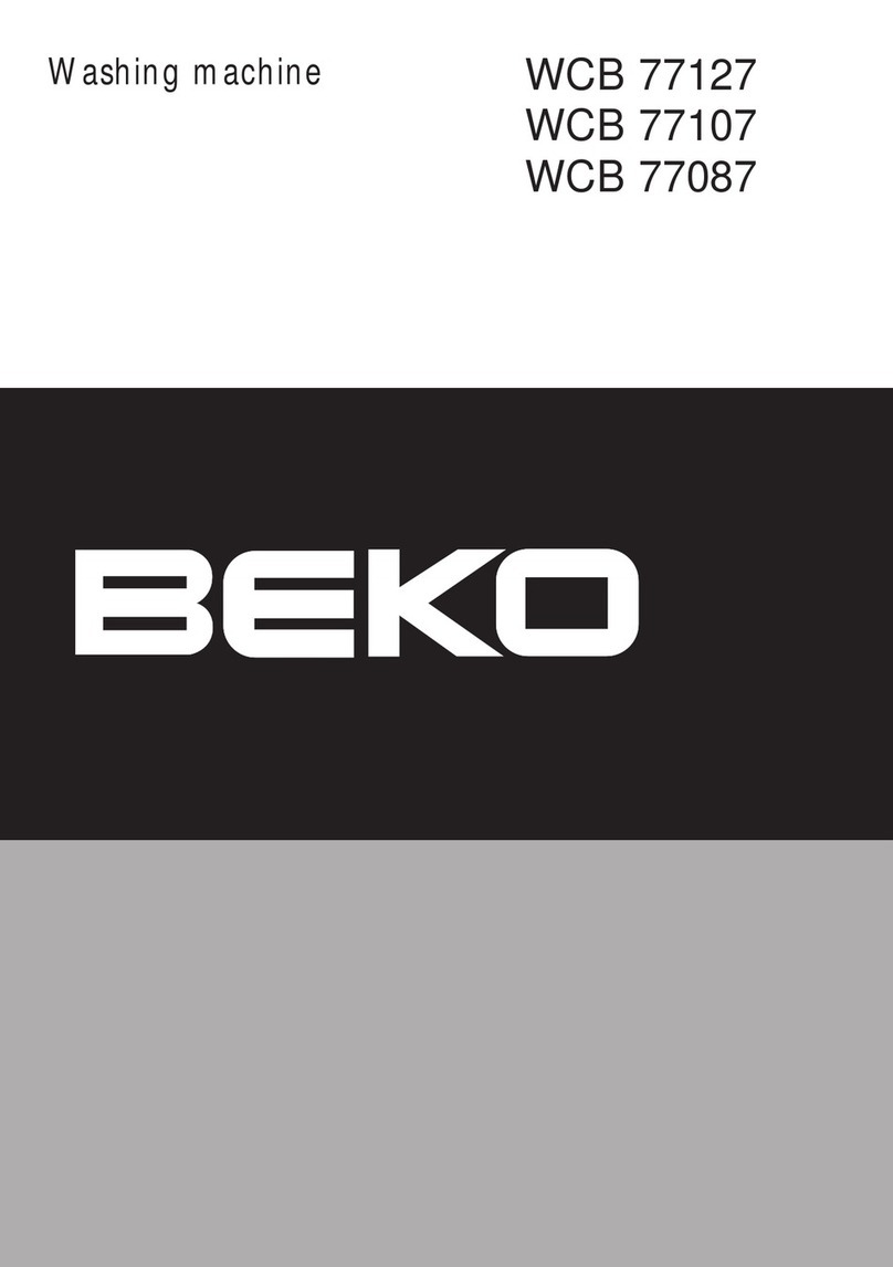 Beko WCB 77127 User manual Beko WCB 77127 User manual
