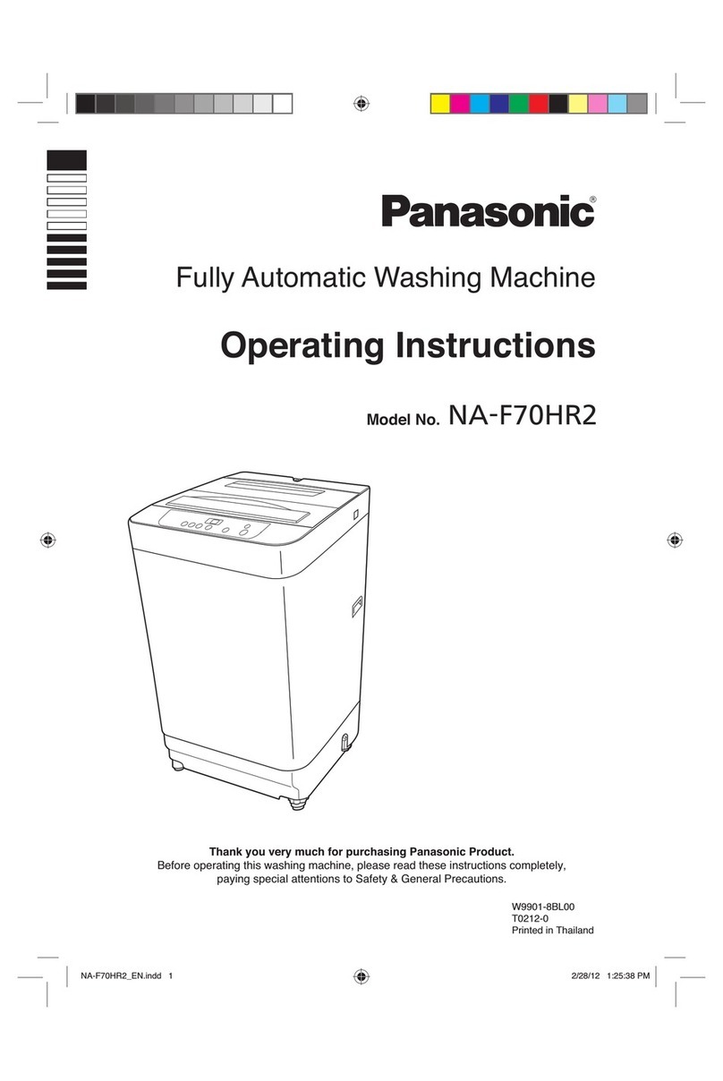 Panasonic NA-F70HR2 operating instructions