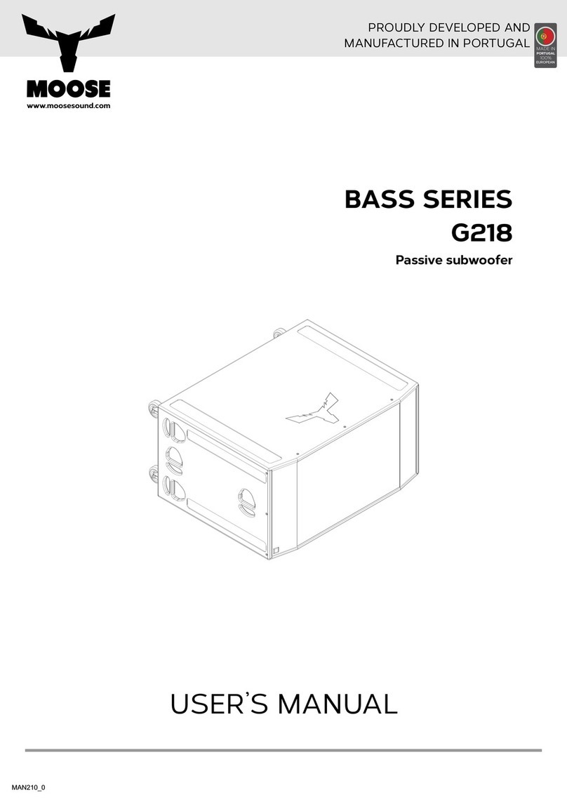 MOOSE G218 User manual