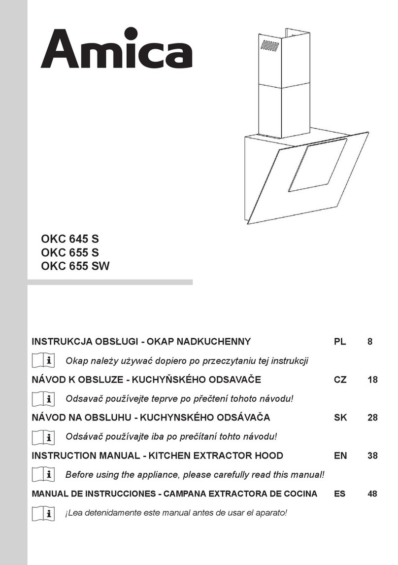 Amica OKC 645 S instruction manual