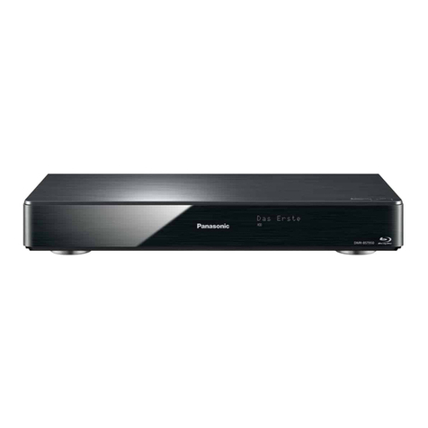 Panasonic Diga Blu-ray DMR-BCT950 User manual