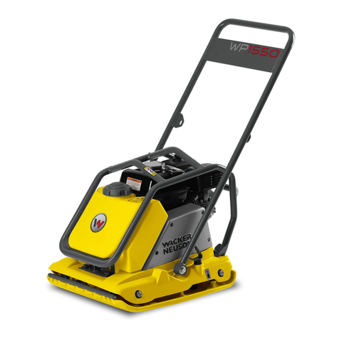Wacker Neuson WP 1550A User manual
