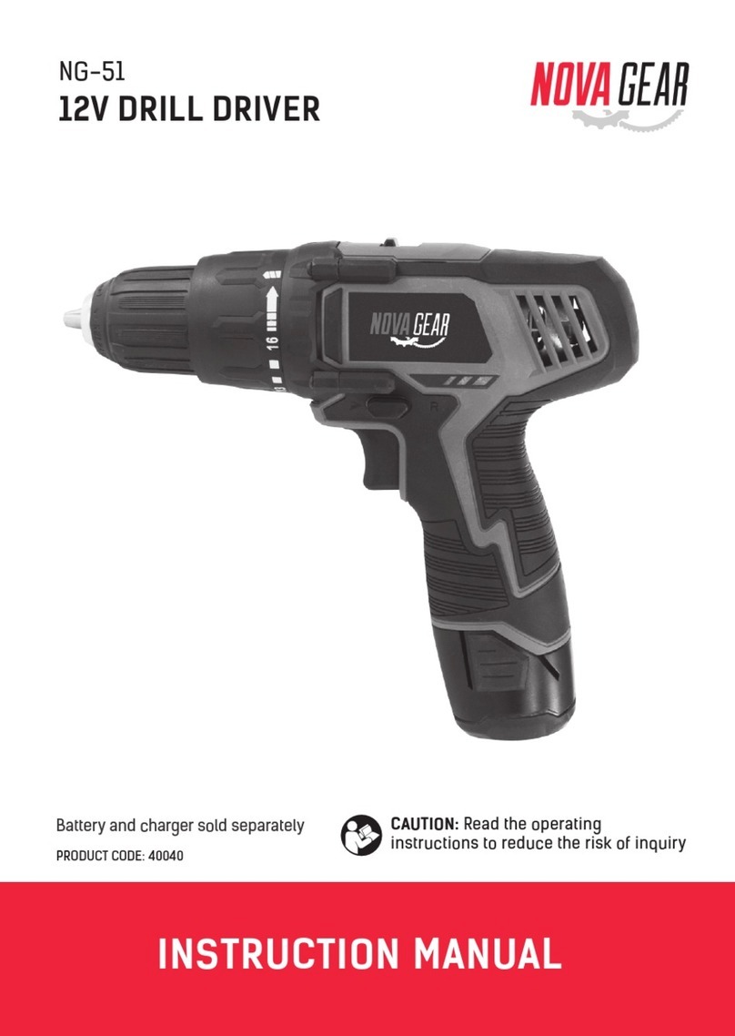 Nova gear NG-51 instruction manual