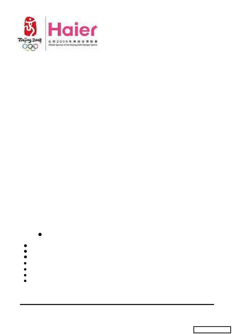 Haier DTA-2198 User manual