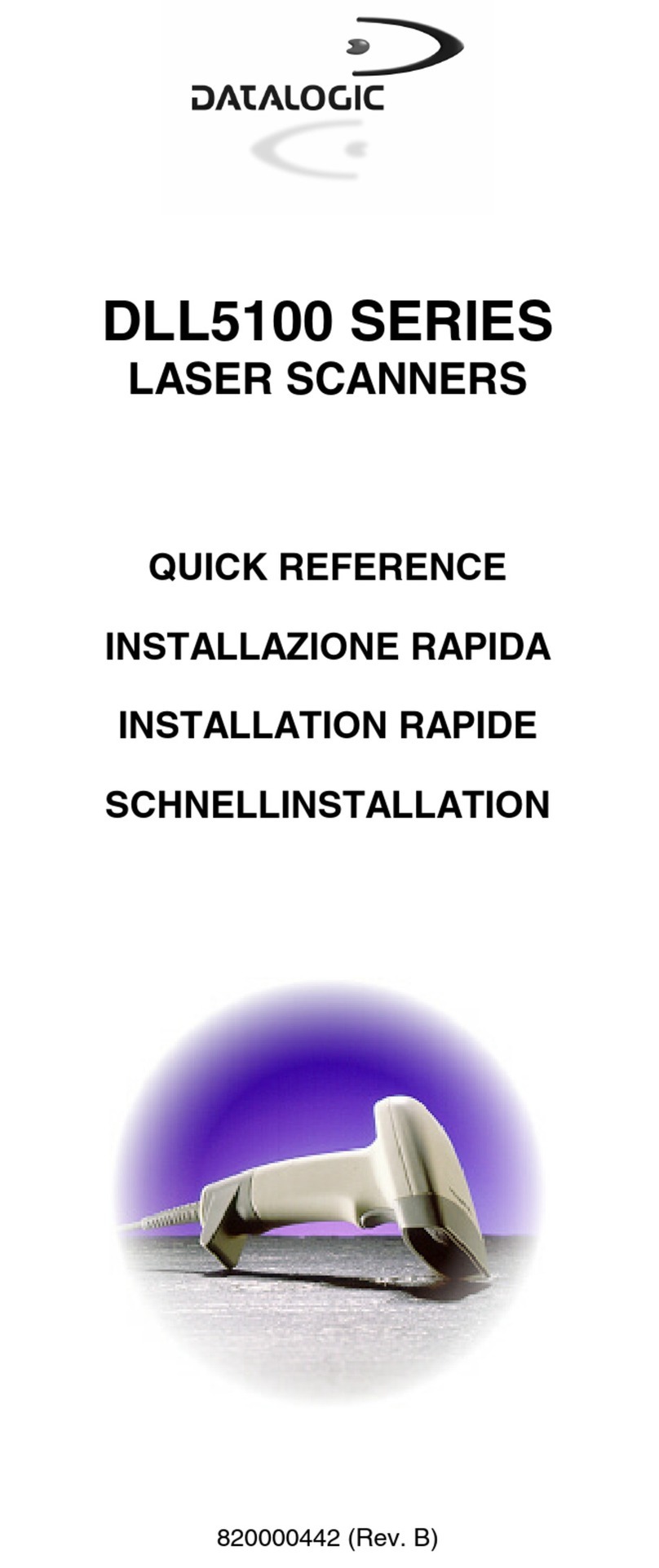 Datalogic DLL5100 Series quick reference