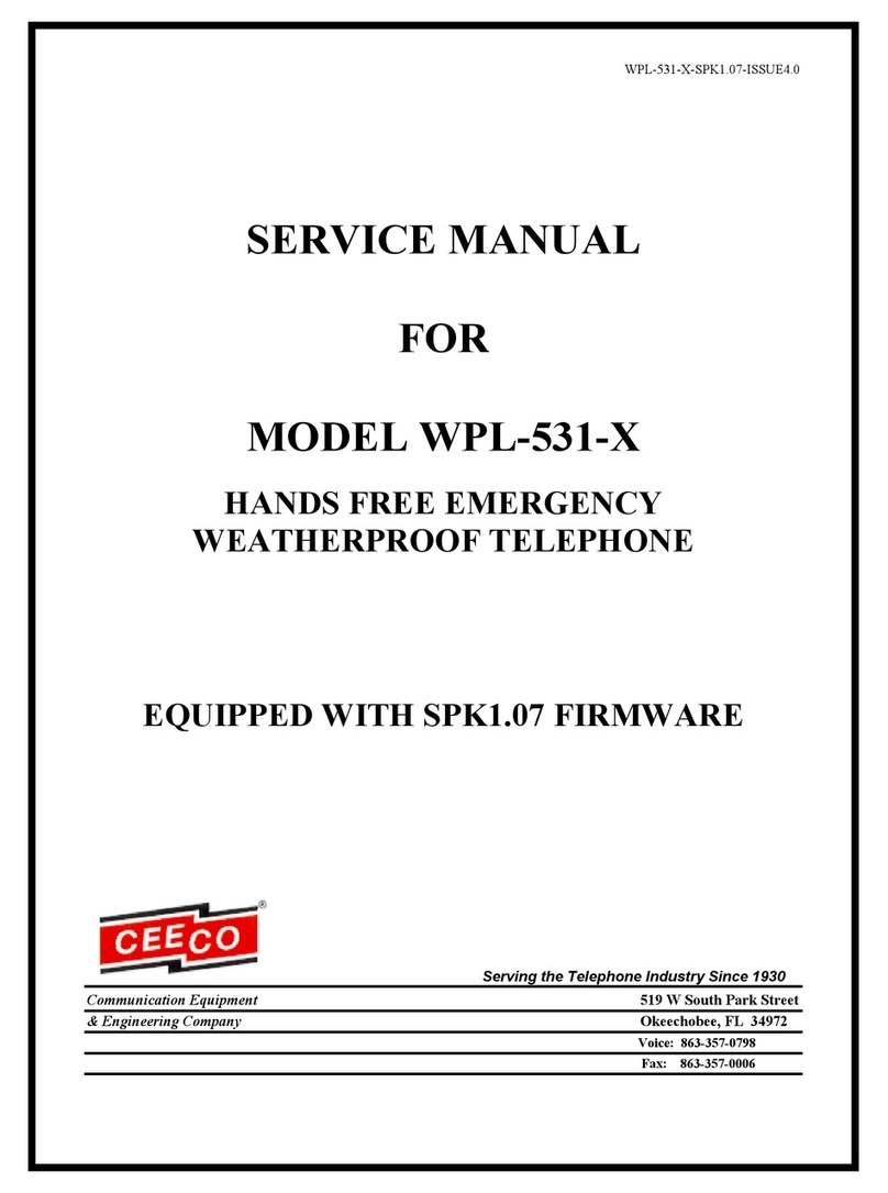 CEECO WPL-531-X User manual