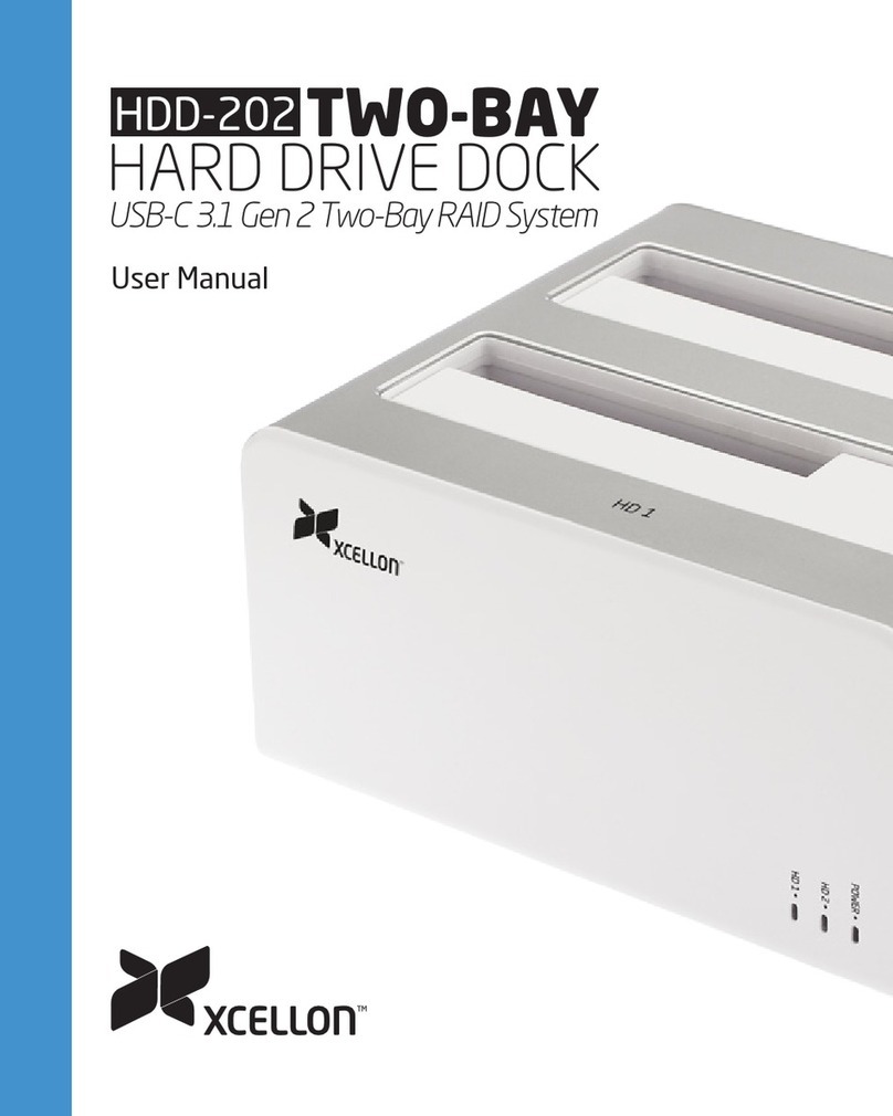 Xcellon HDD-202 User manual