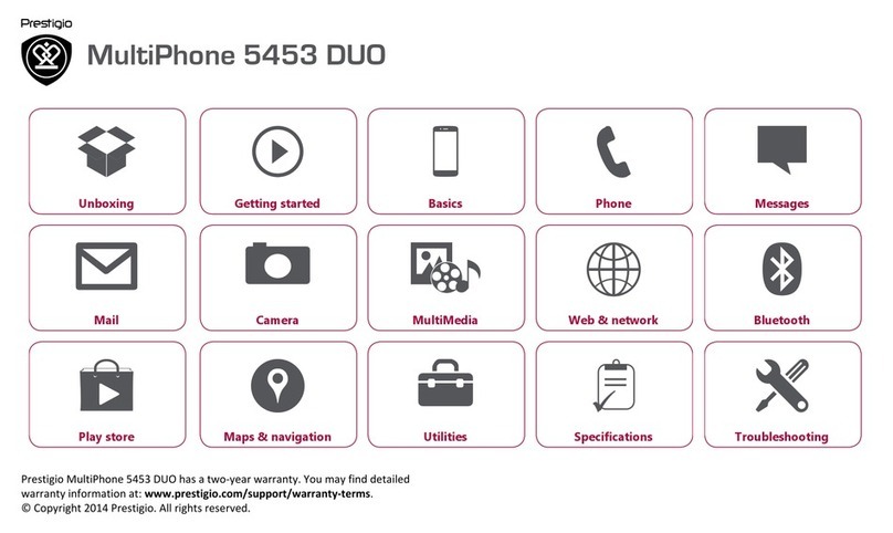 Prestigio MultiPhone 5453 DUO User manual Prestigio MultiPhone 5453 DUO User manual