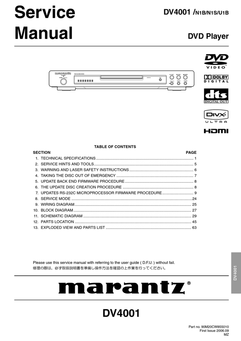 Marantz DV4001/N1B User manual