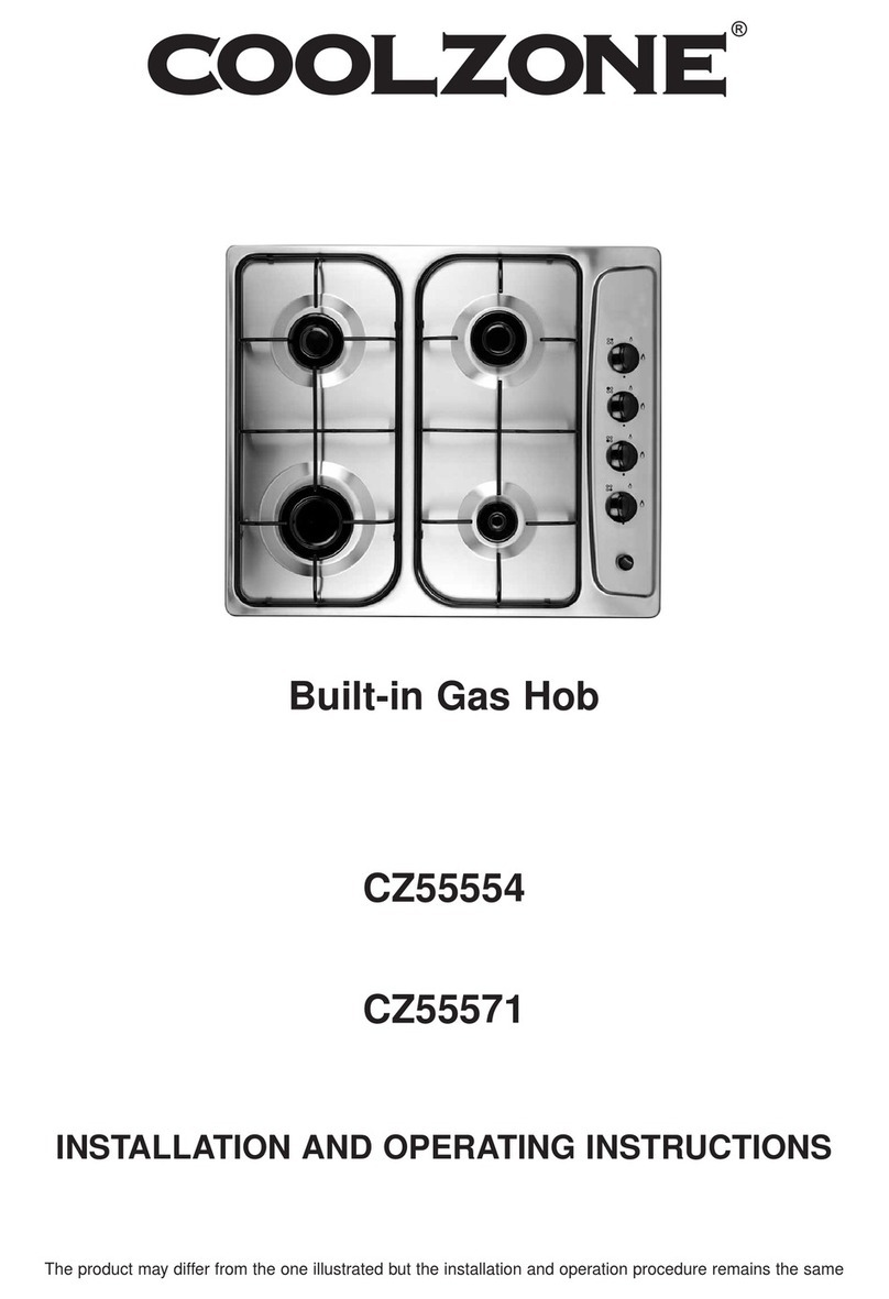 Coolzone CZ55554 Installation and operating instructions