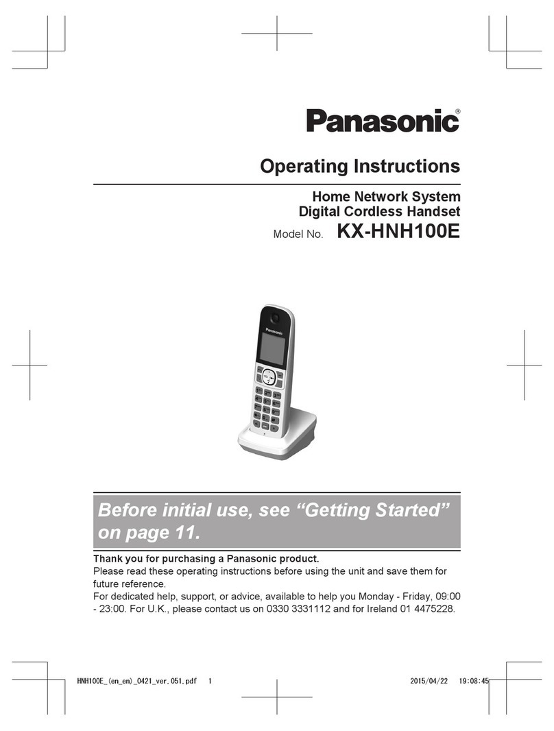 Panasonic KX-HNH100E User manual Panasonic KX-HNH100E User manual