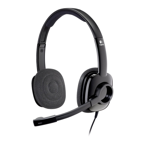 Logitech Stereo Headset H250 User manual
