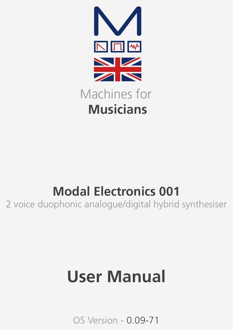 M Modal Electronics 001 user manual
