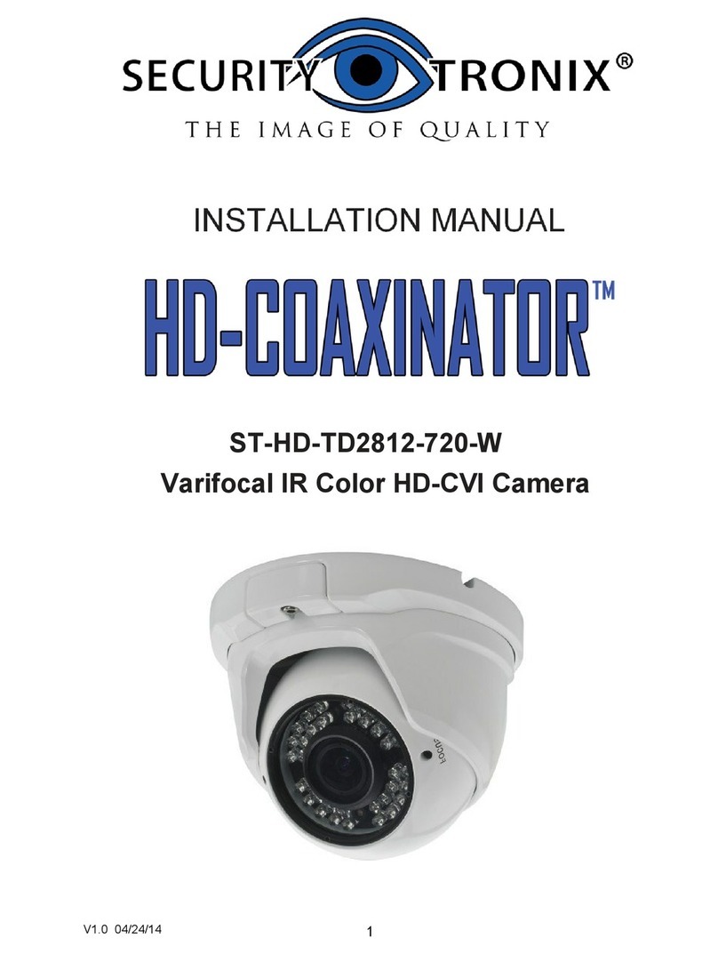 Securitytronix HD-Coaxinator ST-HD-TD2812-720-W Instruction Manual