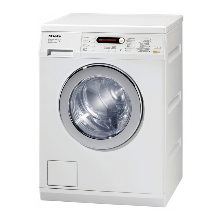 Miele W 5741 quick start guide