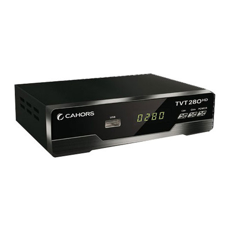 cahors TVT 280 HD user guide