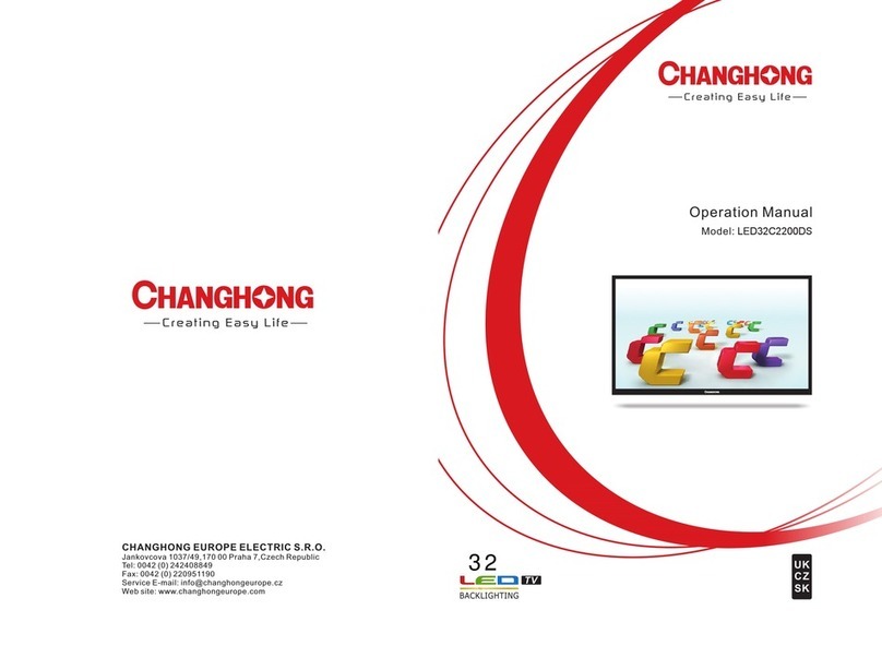 Changhong Electric LED32C2200DS User manual