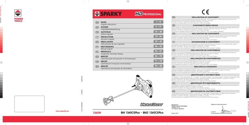 Sparky Group BM 1360CEPlus User manual