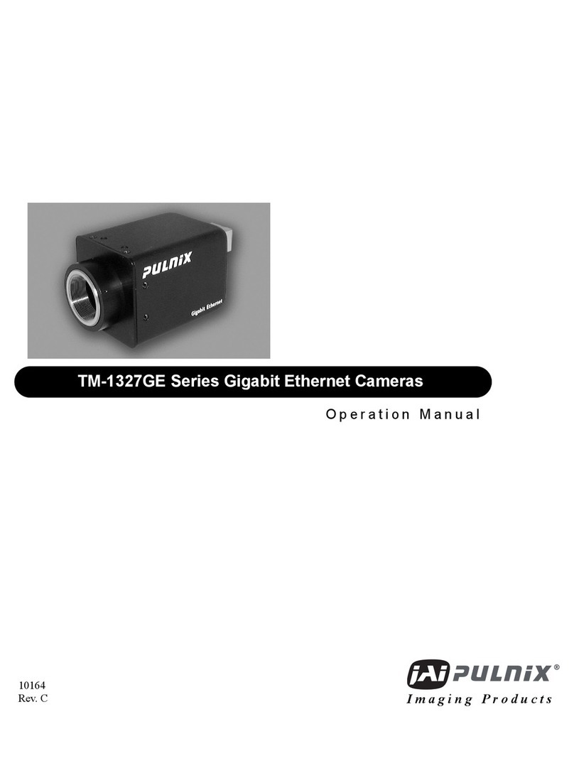 Pulnix TM-1327GE series Operation manual