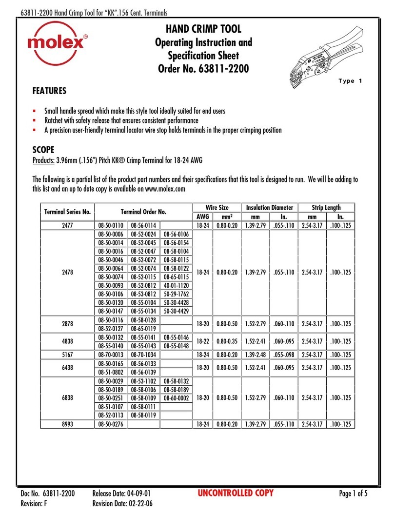 molex 63811-2200 User manual