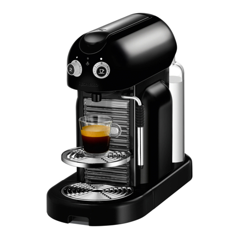 Nespresso Krups Maestria XN800 User manual Nespresso Krups Maestria XN800 User manual