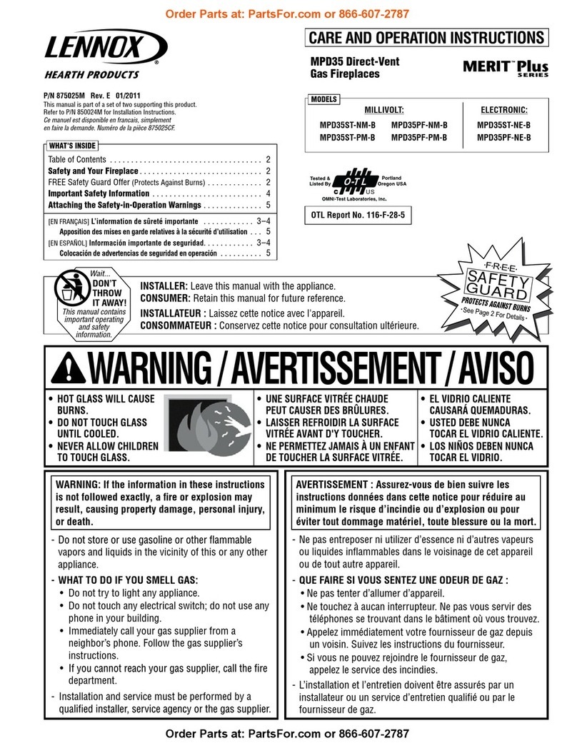 Lennox Merit Plus MPD35ST-NM-B User manual