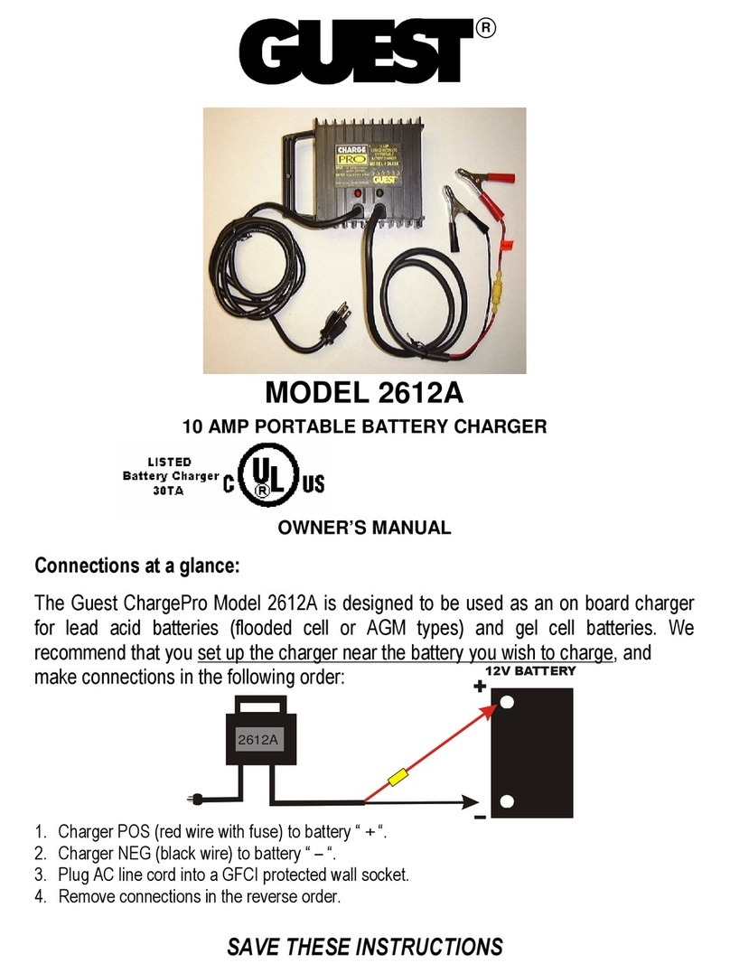 Guest ChargePro 2612A owner's manual