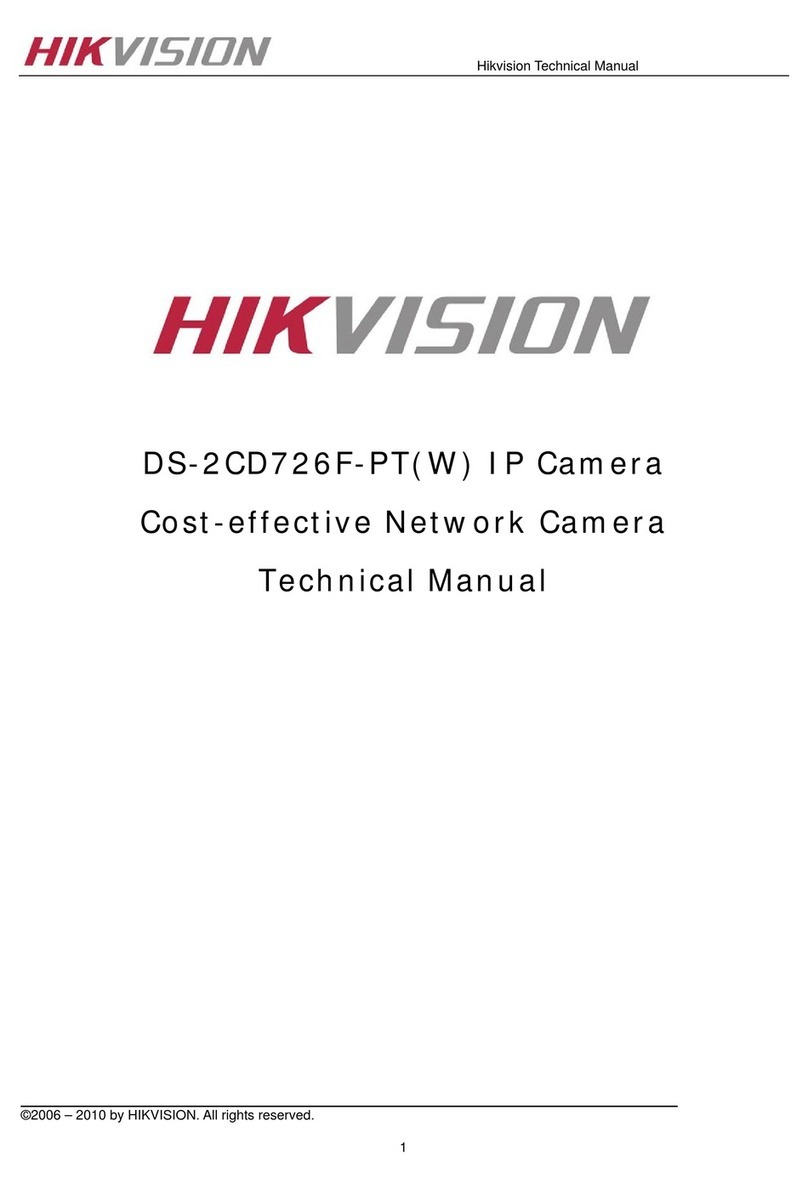 HIK VISION DS-2CD726F-PT(W) Technical manual