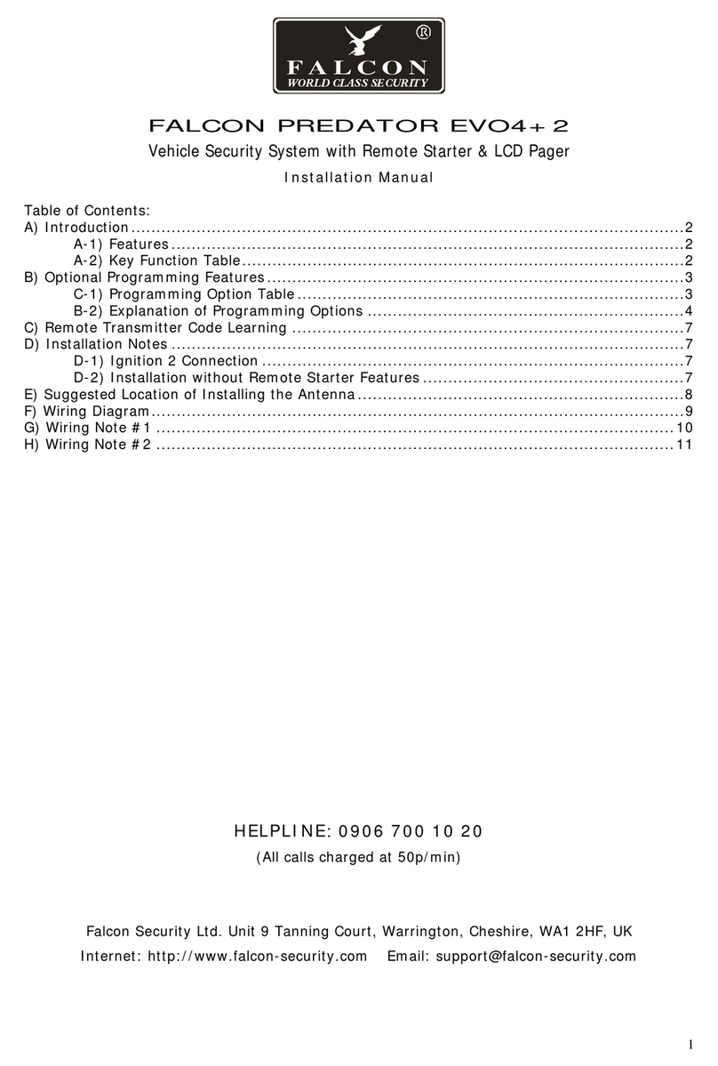 Falcon Predator EVO4+2 installation manual