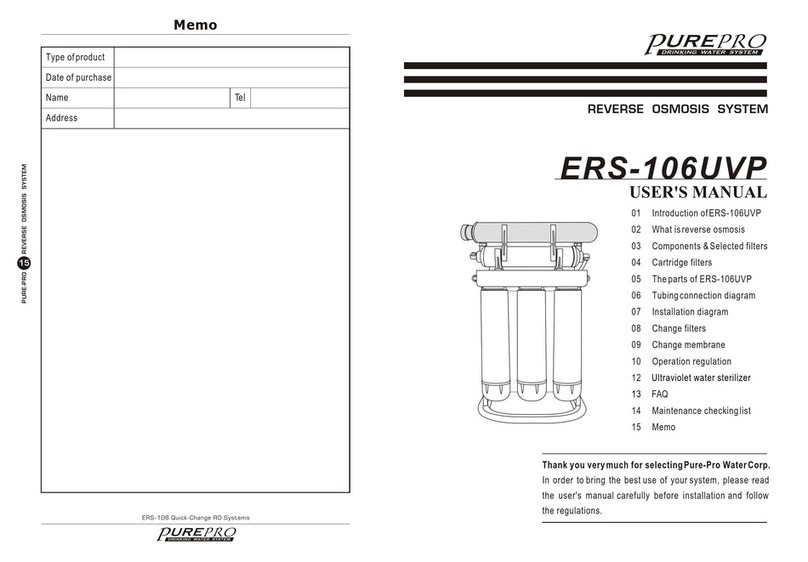 Pure-Pro ERS-106UVP User manual Pure-Pro ERS-106UVP User manual