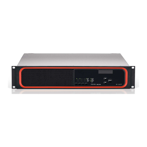 Biamp Tesira AMP-4175R User manual