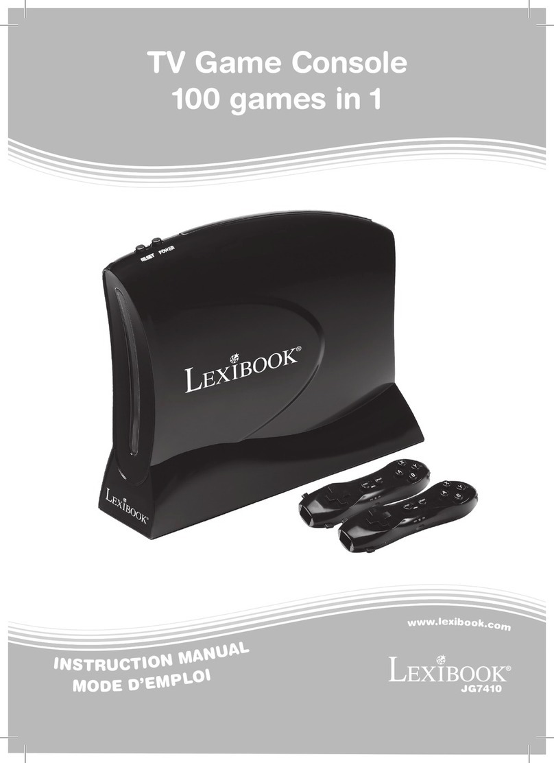 LEXIBOOK JG7410 instruction manual