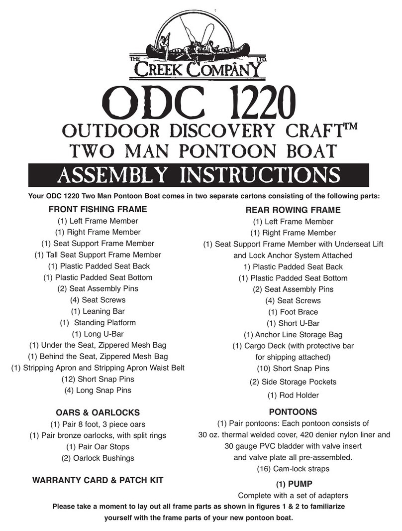Creek Company ODC 1220 Assembly instructions