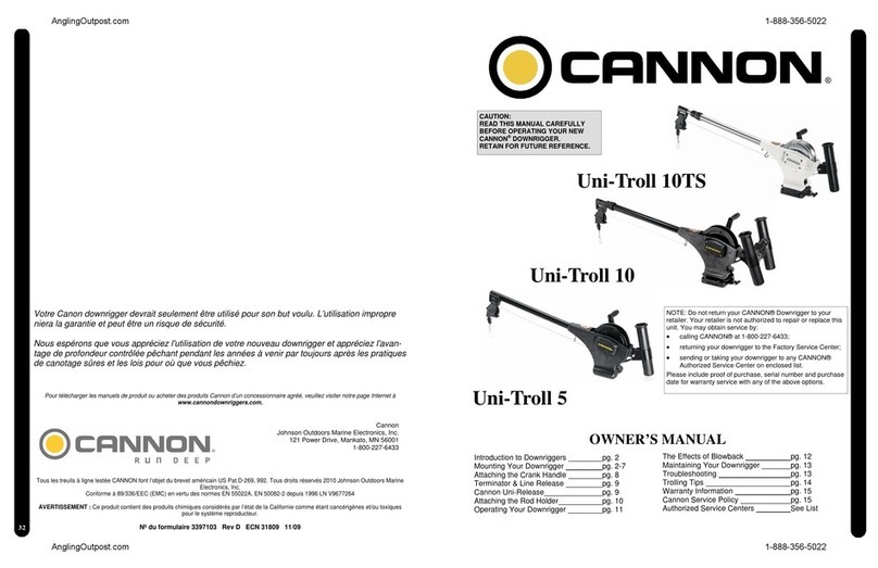 Cannon Uni-Troll 10TS User manual