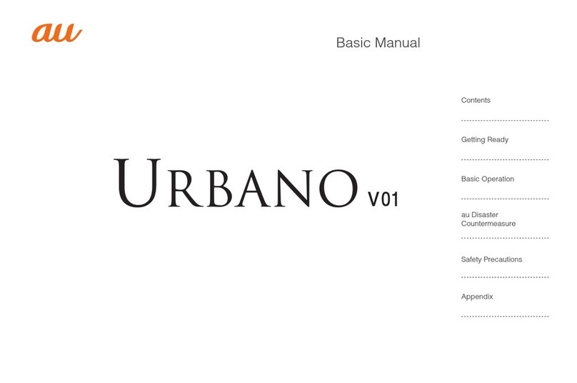 AU URBANO V01 Basic Manual