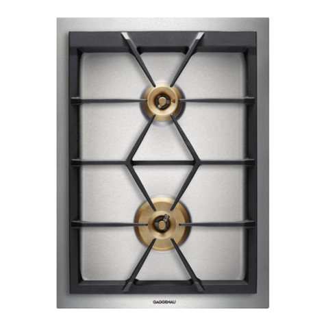 Gaggenau VG 424 210 CA use and care manual Gaggenau VG 424 210 CA use and care manual