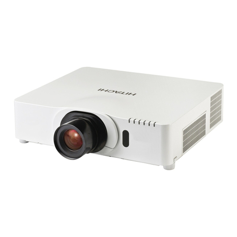 Hitachi CP-X8170 User manual