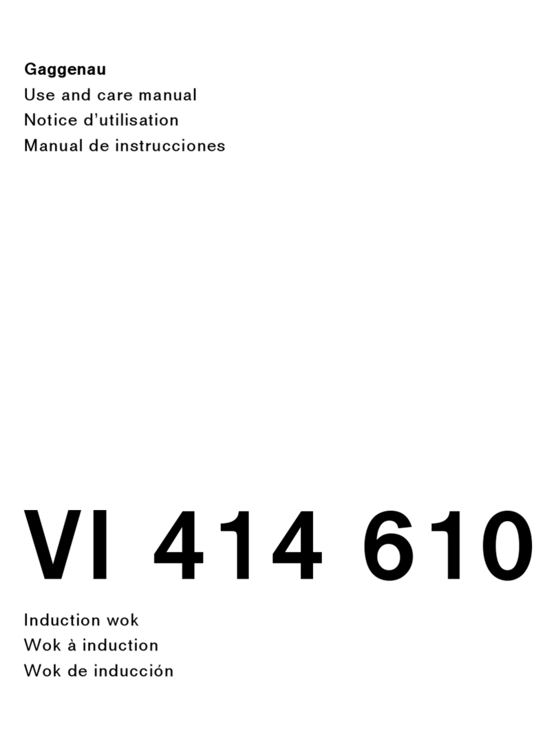 Gaggenau VI 414 610 User manual