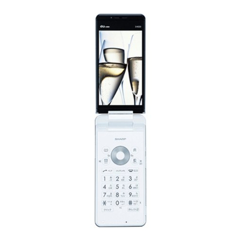 KDDI aquos shot SH003 User manual