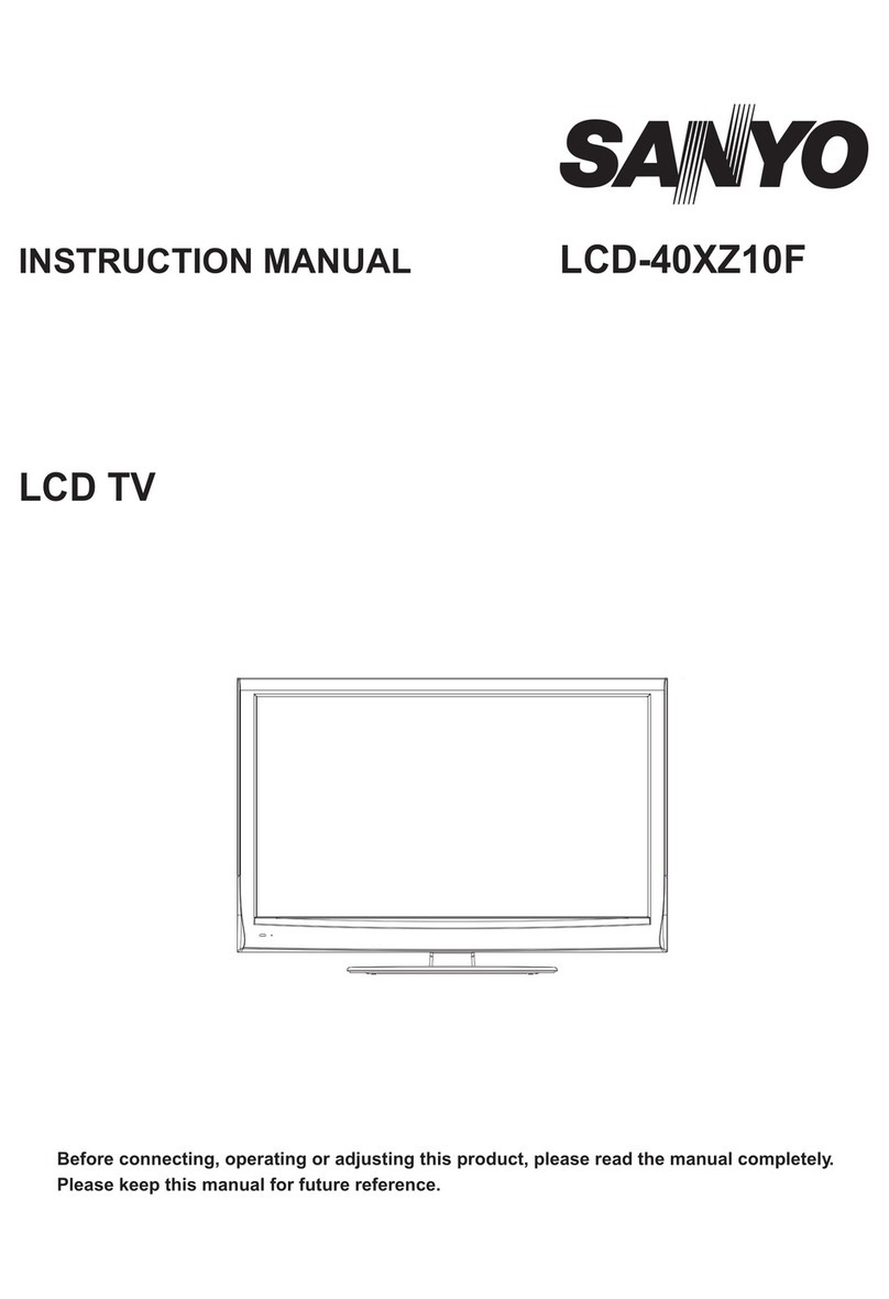 Sanyo LCD-40XZ10F User manual