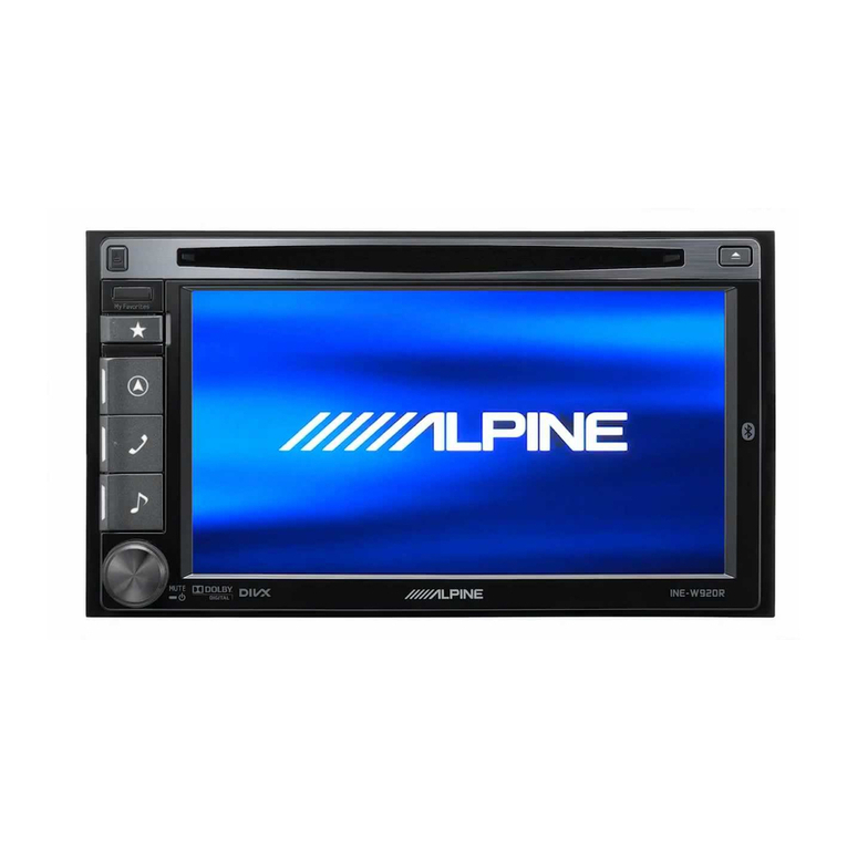 Alpine INE-W920R User manual