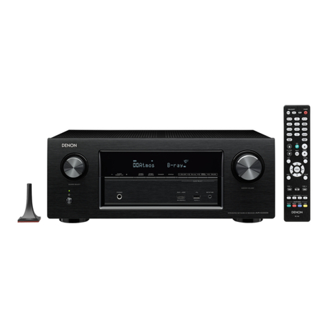 Denon AVR-X2300W User manual Denon AVR-X2300W User manual