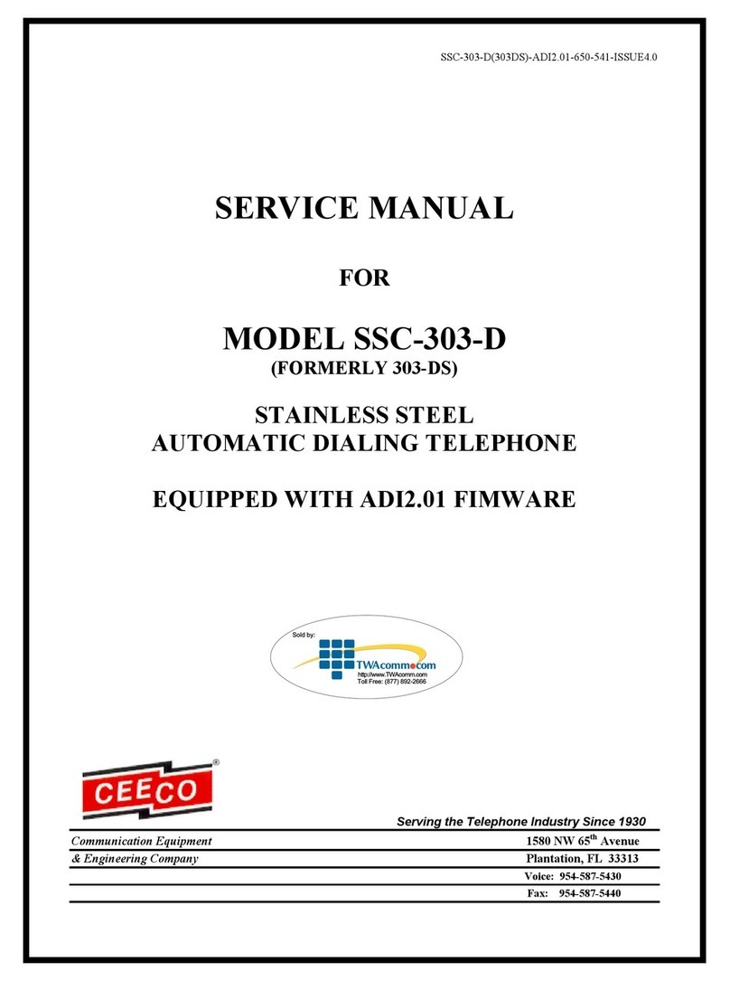 CEECO SSC-303-D User manual