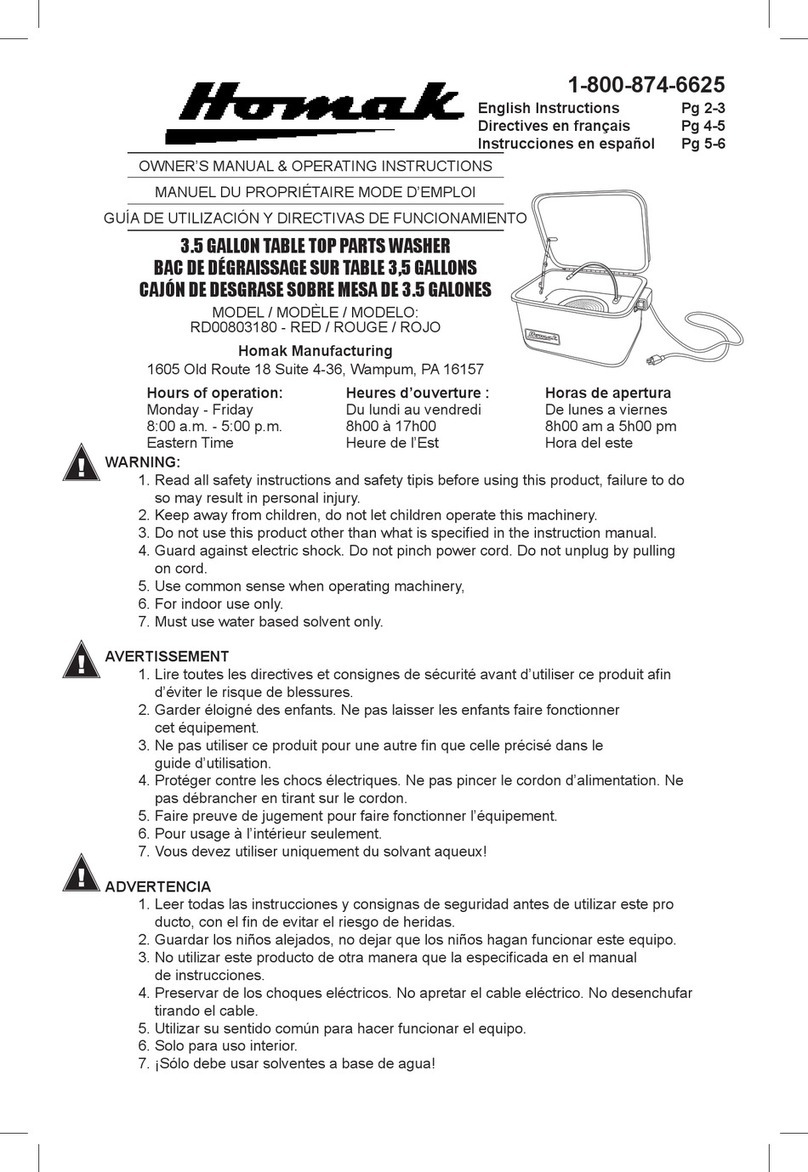 Homak RD00803180 owner's manual