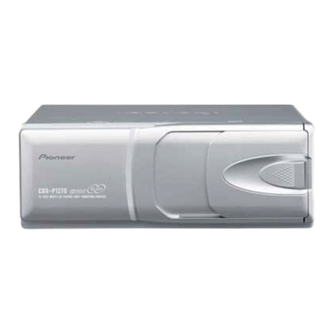Pioneer CDX-P1270 User manual